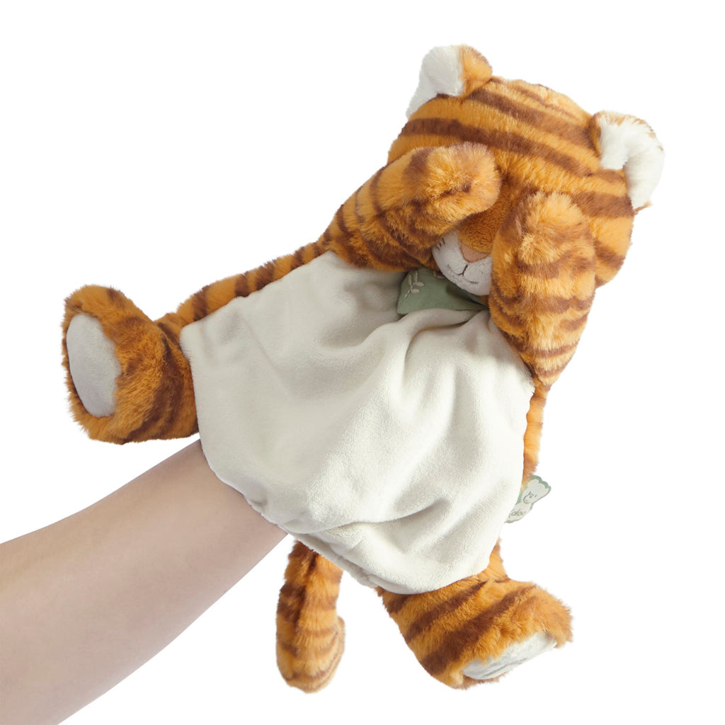 Marionnette à Main Tigre – Jouet Peluche Doux Pour Enfant, Idéal Pour Jeux D'Imagination Et Spectacles