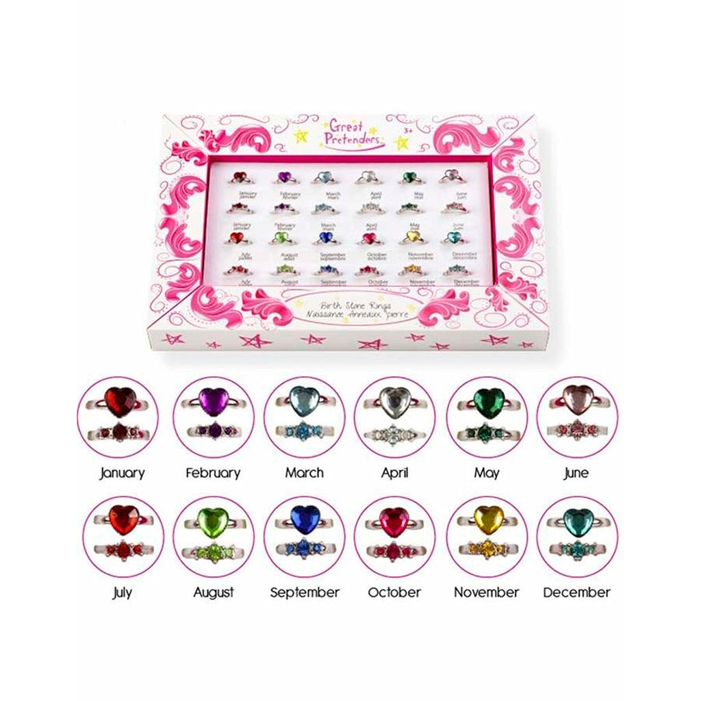 46 Bagues Pour Enfants – Lot Anneaux Mignons Dessins Animés, Colorées, Fantaisie, Cadeau Fille Anniversaire