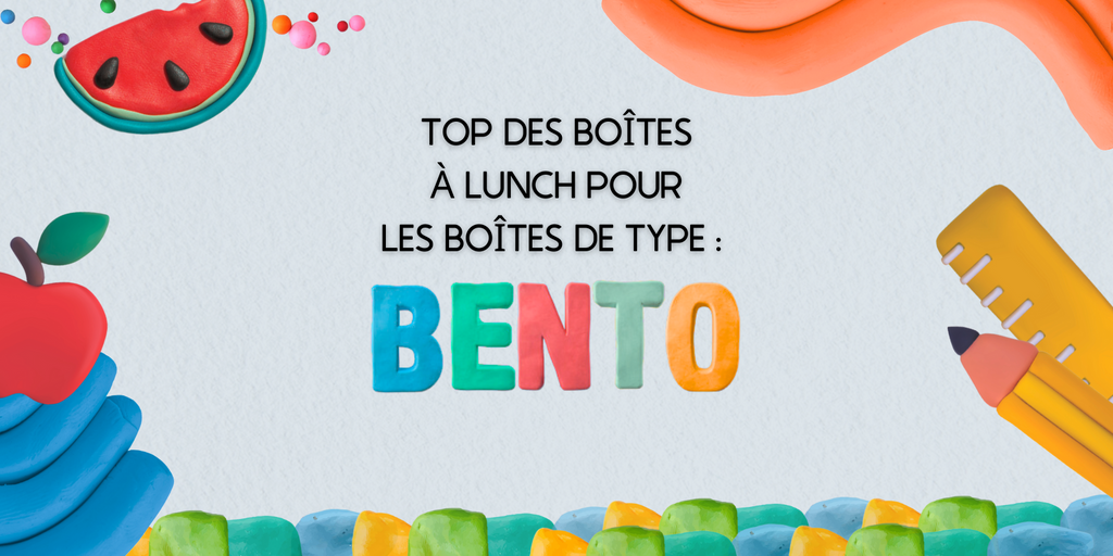 Top des boîtes à lunch pour les boîtes de type : Bento