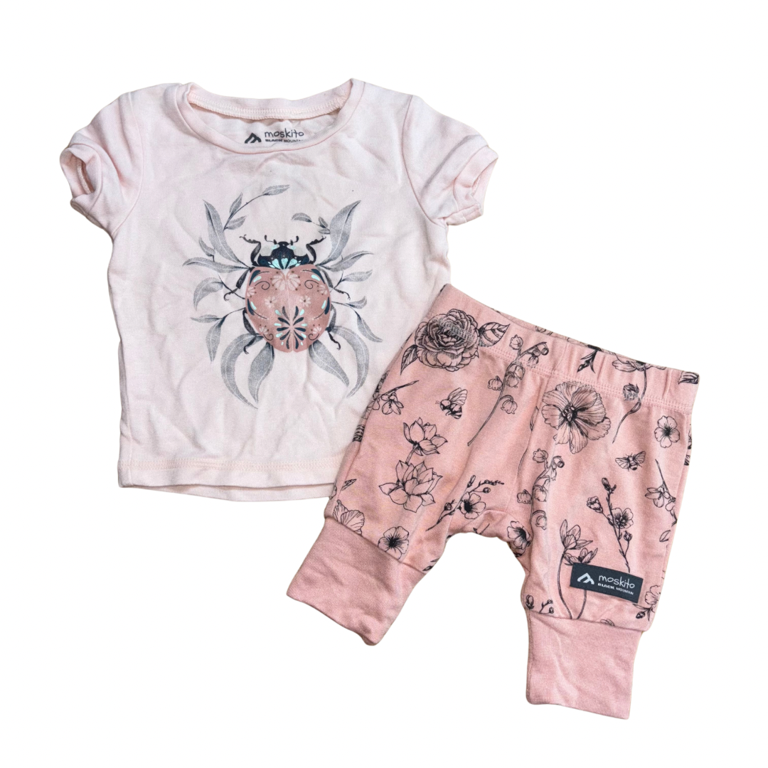 F3471 Pyjama Black Mountain C 3 mois Pyjamas friperie Sauterelles Coccinelles Sauterelles et Coccinelles