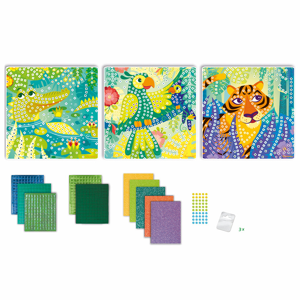 Jeu créatif Sycomore Stick n Fun Mini mosaïques animaux exotiques Jeu créatif Sycomore Stick n Fun Mini mosaïques animaux exotiques