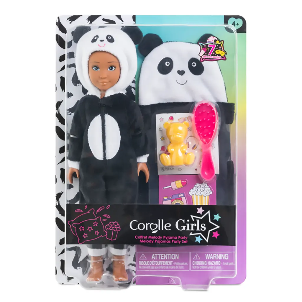 Corolle Girls - Coffret Melody Pyjama Party, poupée mannequin, 7