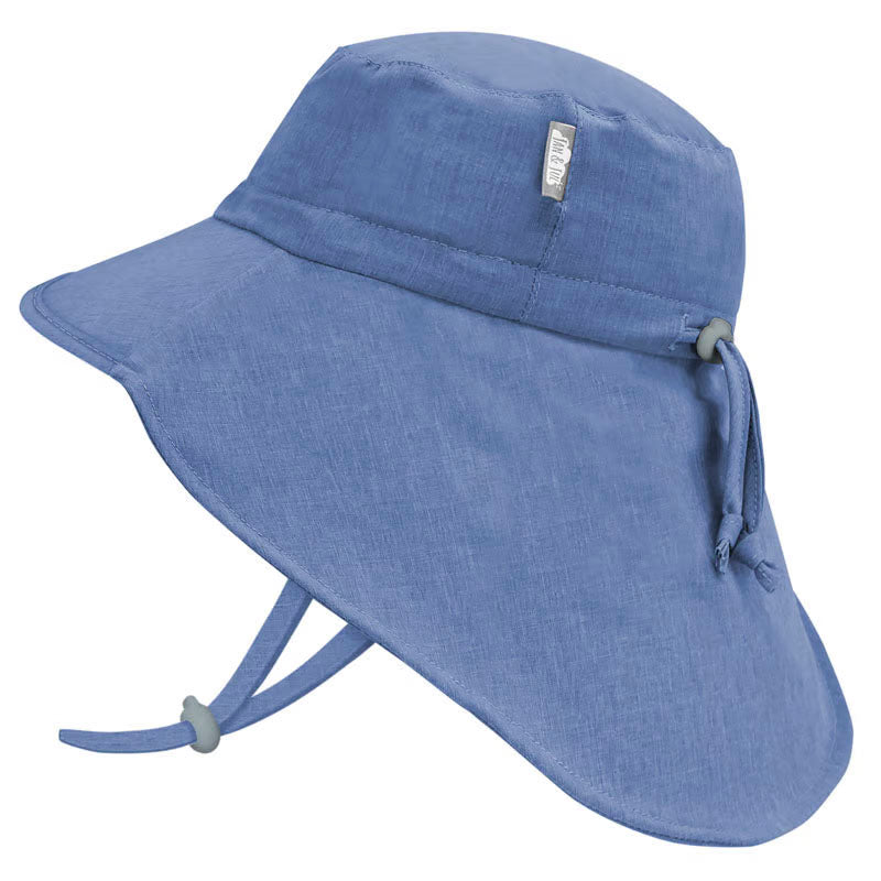 Chapeau De Soleil JAN & JUL Pour Enfant - Protection UPF50+, Ajustable, Clip De Sécurité - Parfait Plage, Plein Air