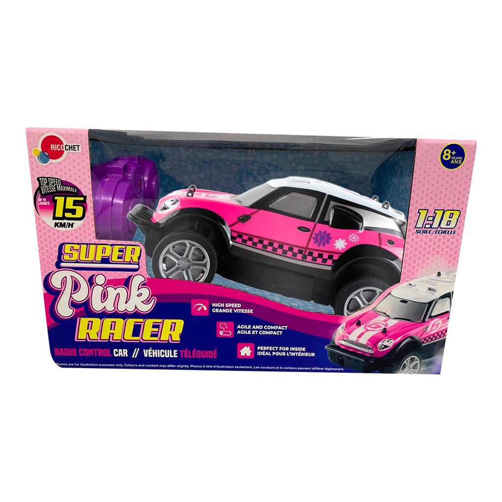 Voiture Téléguidée RC SUV Rose Sauterelles et Coccinelles