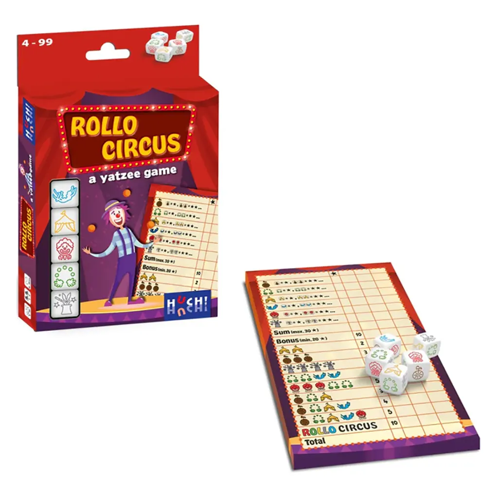 Rollo Circus - Yatzee game (multi) | Sauterelles et Coccinelles