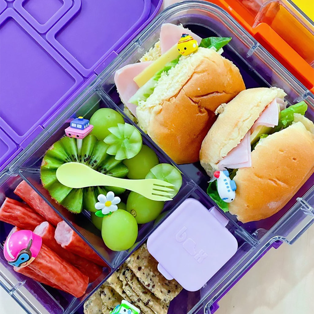 Boite a Lunch Bento Pour Adulte et Enfant. 3 Compartiments avec ustensile 
