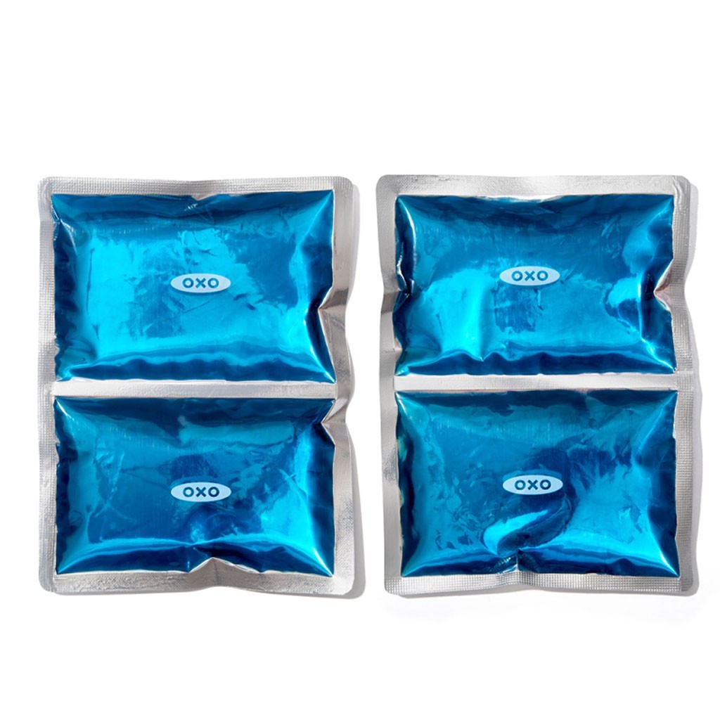 OXO Tot Cubes de Congélation en verre pour Bébé, Bleu Sarcelle, 113.4 g