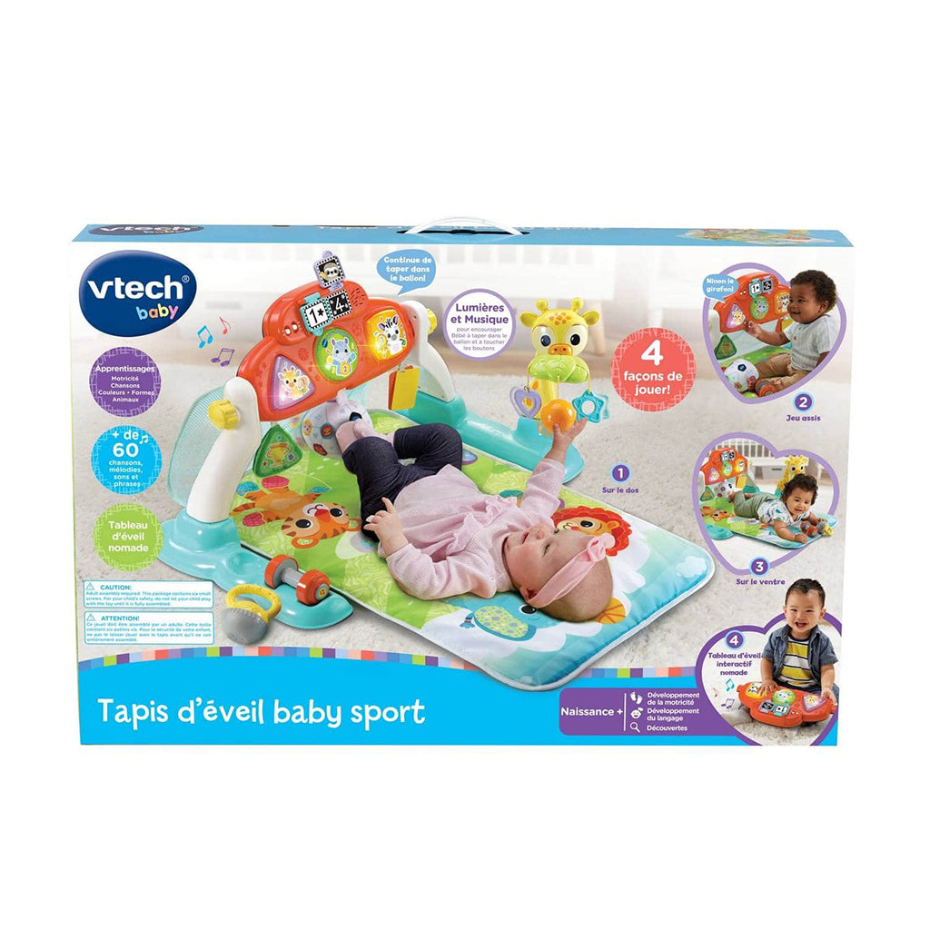 VTech - Tapis d'Eveil Baby Sport 4 en 1, Tapis d…
