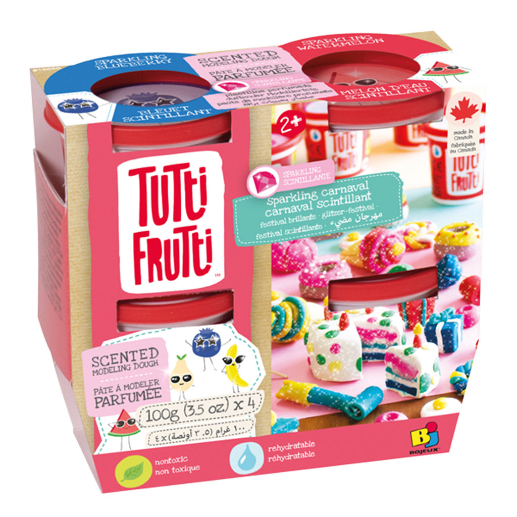 Trio de pâtes à modeler scintillantes, 3 unités, sirène – Tutti Frutti :  Cadeaux pour tout petits